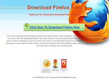 Tablet Screenshot of downloadfirefox.com